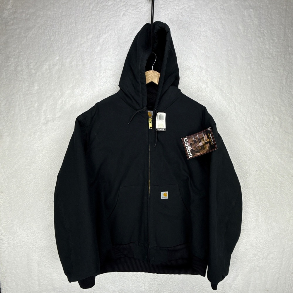 Carhartt Active Jacket Quilt Lined Mens 2XL J140 BLK Black NOS NWT